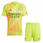 Günstige Fußballtrikots Arsenal Torwart Kinder Heimtrikot 2024-25 Kurzarm